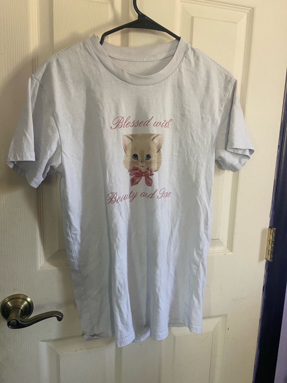 white kitten rage coquette t-shirt (s: M)